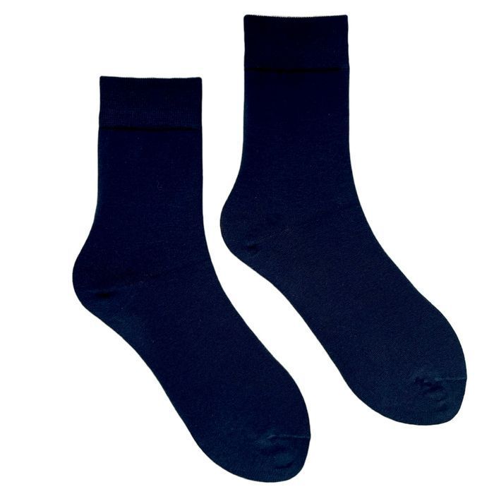 Men's classic socks, made from Indian cotton, dark blue