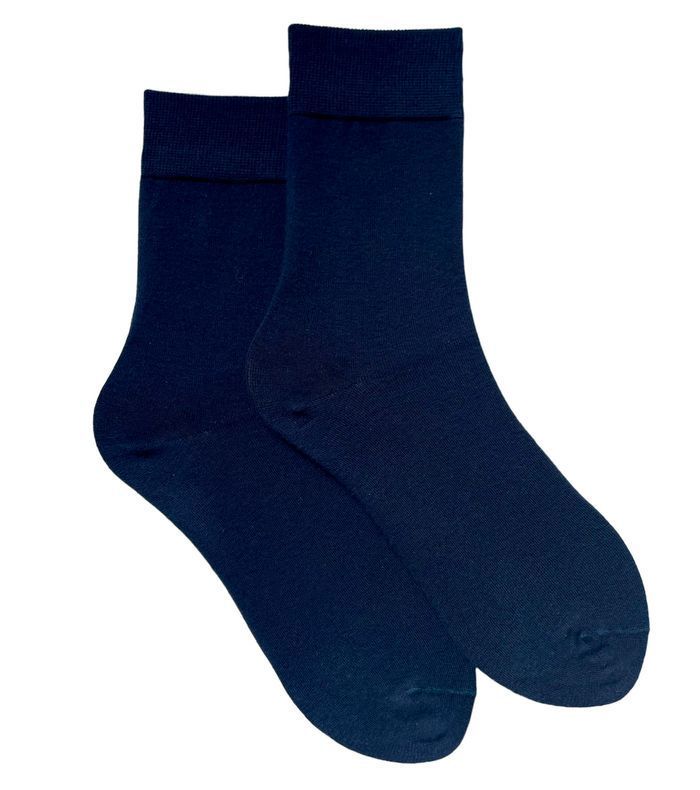 Men's classic socks, made from Indian cotton, dark blue