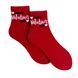 Women's Socks "Happy Valentine's Day" made from Indian cotton, red, 35-37