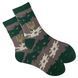 Men's socks "Military patriotic", made from Indian cotton, military green, 41-43