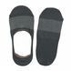 Men's Jacquard "invisible" socks with Anti-slip SILICONE, dark grey