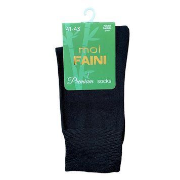 Men's classic socks, made from bamboo, black