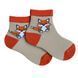 Children's socks "Fox" from Indian cotton