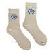 Men's classic socks "UA-EU", made from Indian cotton, beige