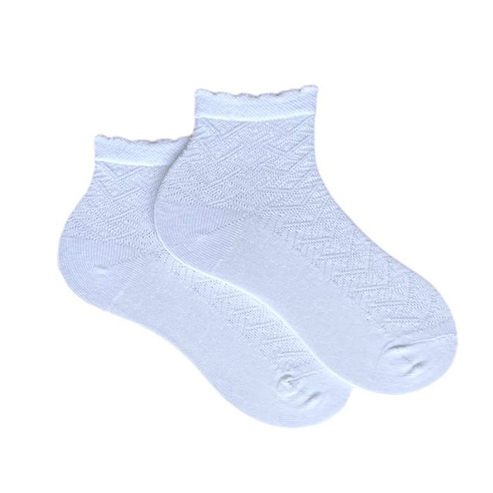Kids socks "Guipure" for Girls made from Indian cotton