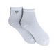 Women's Socks "lurex heart" made from Indian cotton, white, 38-40