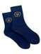 Men's classic socks "UA-EU", made from Indian cotton, dark blue