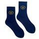 Men's classic socks "UA-EU", made from Indian cotton, dark blue
