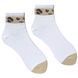 Women's Socks "Leo", made from Indian cotton, white