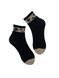 Women's Socks "Leo", made from Indian cotton, black