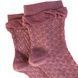 Women's Jacquard Socks "Double eraser" made from Indian cotton, powder, 38-40