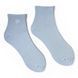 Women's Socks "lurex heart" made from Indian cotton, gray, 35-37