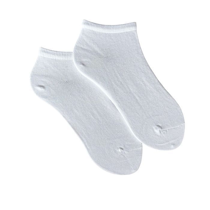 Aankle Socks made from Indian cotton, white