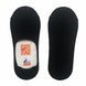 Men's "invisible" socks with Anti-slip SILICONE, black