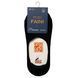 Men's "invisible" socks with Anti-slip SILICONE, black