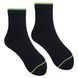 Women's BAMBOO ribbed Socks "Bamboo stripes", black