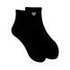 Set of women's Socks "lurex heart" made from Indian cotton, 3 pairs