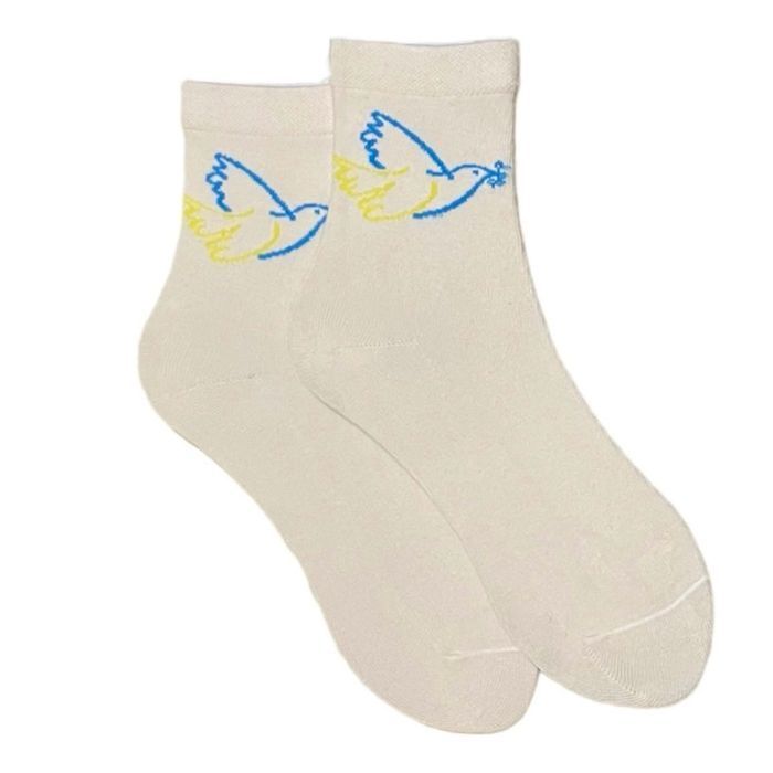 Women's cotton Socks "Dove of Peace"