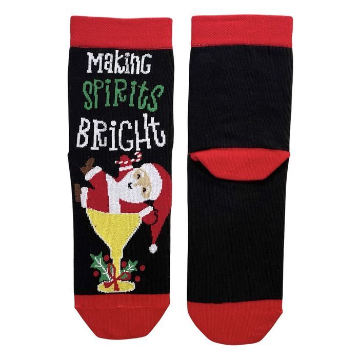 Новорічні шкарпетки з індійської бавовни "Making spirits Bright"