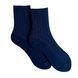 Women's Jacquard Socks "Braid" made from Indian cotton, dark blue