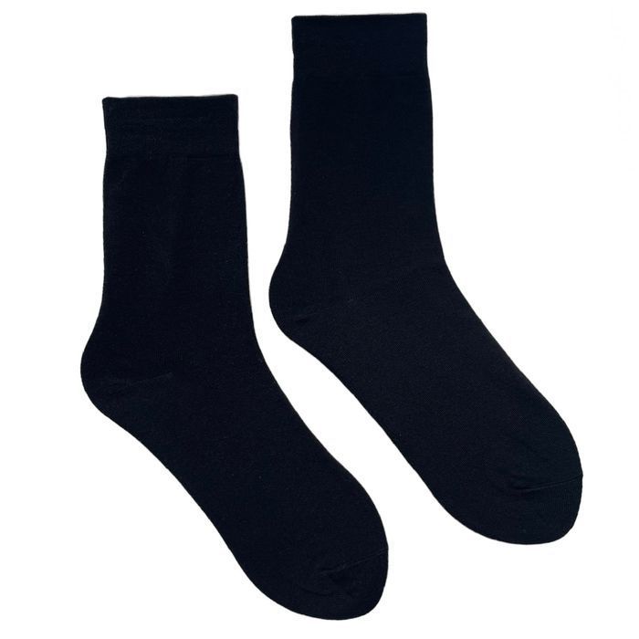 Men's classic socks, made from Indian cotton, black