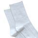 Women's Jacquard links Socks "Braid" made from Indian cotton, white