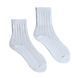 Women's Jacquard links Socks "Braid" made from Indian cotton, white