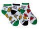 Set of Women's Socks with Fruits made from Indian cotton, 3 pairs