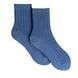 Women's Jacquard links Socks "Braid" made from Indian cotton, blue jeans