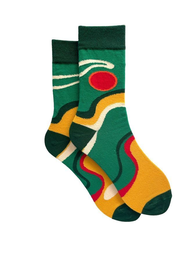 Men's socks JUNGLE, made from Indian cotton