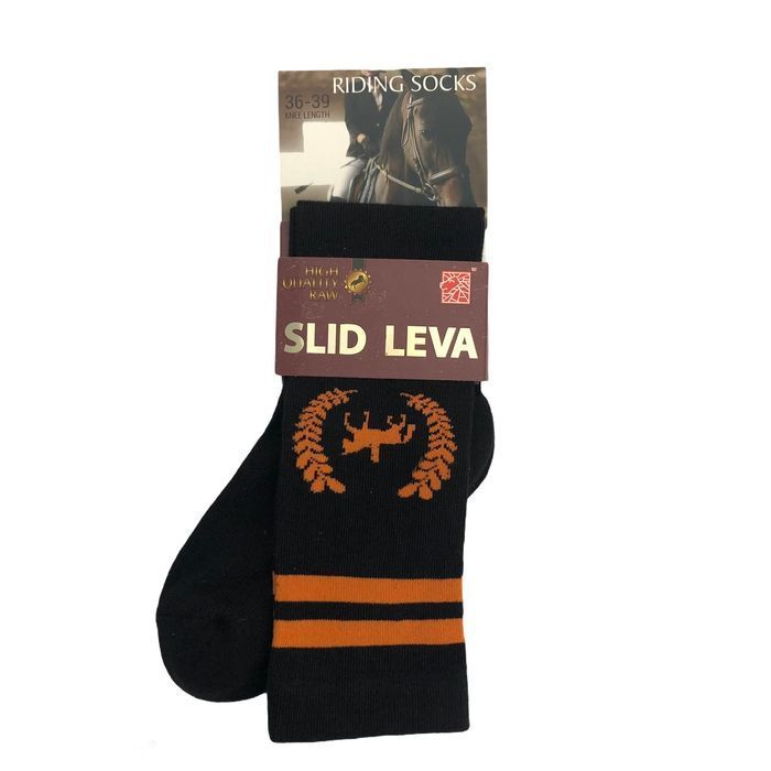Riding Socks made from Indian cotton, black