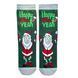 Men's Christmas socks made from Indian cotton "Yahoo! Happy New Year!"