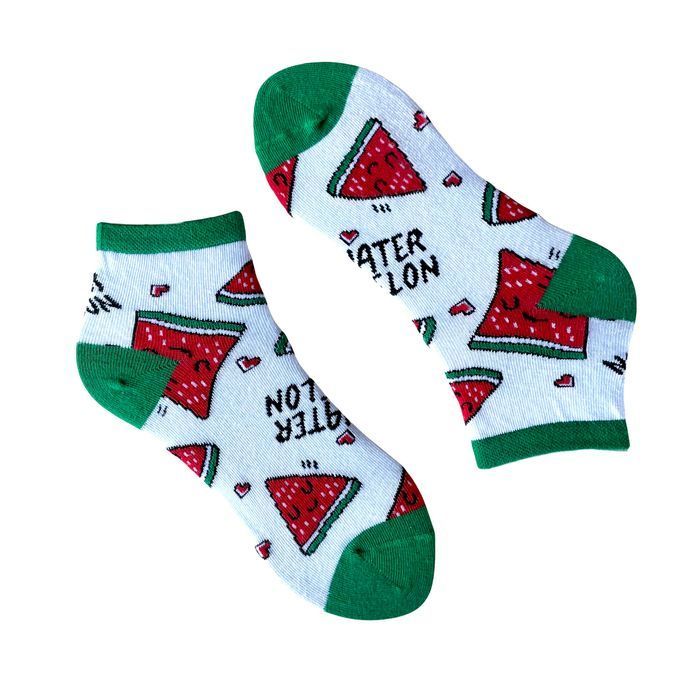 Women's Socks "Watermelon" made from Indian cotton, 35-37
