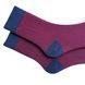 Men's socks made from Indian cotton, raspberry with blue